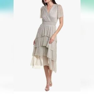 Vince Camuto Tiered Midi Dress Large